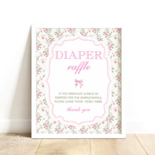 Rosa Liebe Shack Niedlich Duschkabine Windelwanne Poster