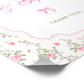 Rosa Liebe Shack Vintage Karten und Geschenke Poster (Ecke)