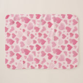 Rosa Liebe Sherpadecke (Vorderseite (Horizontal))