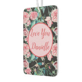 Rosa Liebe Sie blühende Rose Freiburger Autolufterfrischer (Links)