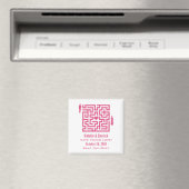 Rosa Liebe Speichern des Datumsfensters Magnet (In Situ (Geschirrspüler))