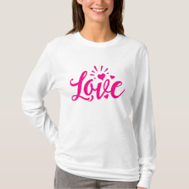 Rosa Liebe T-Shirt