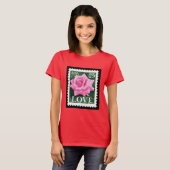 Rosa Liebe T-Shirt (Vorne ganz)