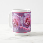 Rosa Liebe Tasse (Vorderseite Links)