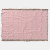 Rosa Liebe Typografie Valentine's Day Throw Blanke Decke (Vorderseite)