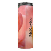 Rosa Liebe Valentine Wasser Flasche (Rückseite)