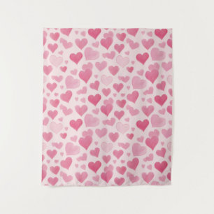 Rosa Liebe Wandteppich