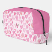 Rosa Liebe Waschbeutel (Rechte Ecke)