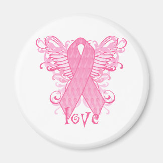 Rosa Liebe Wings Magnet