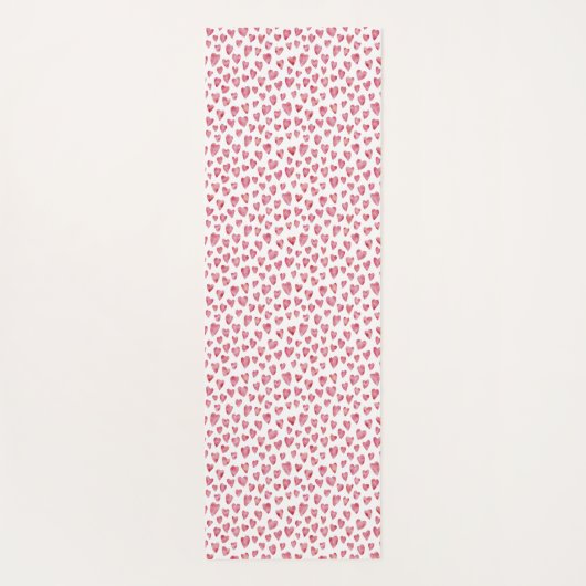 Rosa Liebe Yogamatte (Rückseite)