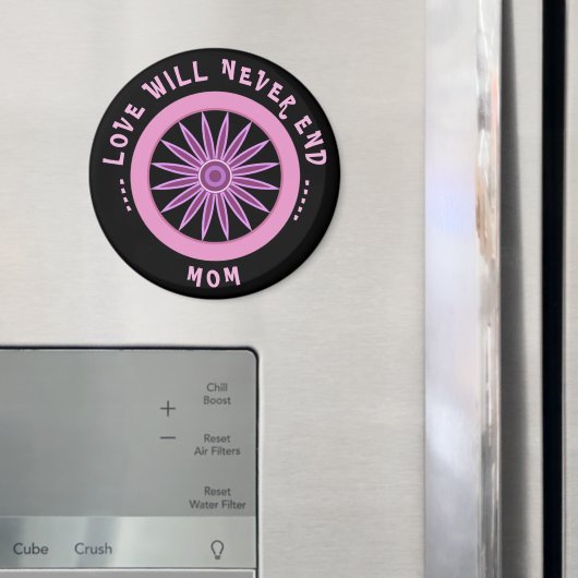 ROSA LIEBESGESCHENK FÜR MUTTER, MUTTERTAG, GEBURTS MAGNET (In Situ (Kühlschrank))
