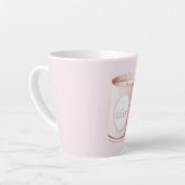 Rosa Liebeskerze Milchtasse (Linke Ecke)