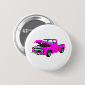 rosa Lieferwagen Button (Vorne & Hinten)