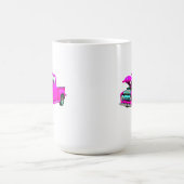 Rosa Lieferwagen Kaffeetasse (Mittel)