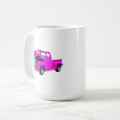 Rosa Lieferwagen Kaffeetasse (Vorderseite Links)