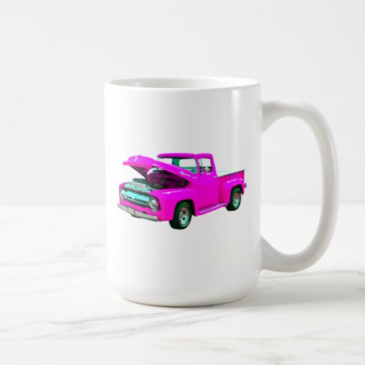 Rosa Lieferwagen Kaffeetasse (Rechts)
