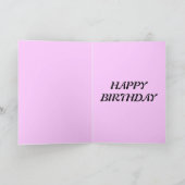 rosa Lieferwagen Karte (Innenseite)