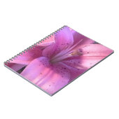 Rosa Liege-Notebook Notizblock (Linke Seite)