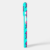 Rosa Lightning Volt Handyhülle 80er Design Case-Mate iPhone Hülle (Rückseite / Links)