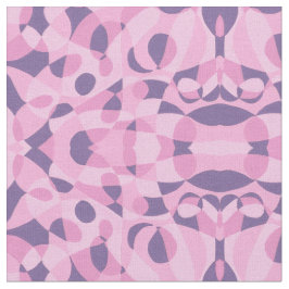 rosa Lila Abstrakte geometrische Muster Stoff