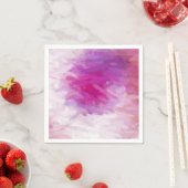 Rosa Lila Abstrakte Kunst Serviette (Beispiel)