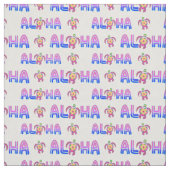 Rosa Lila Aloha Hawaiian Tropical Turtle Stoff (Muster)