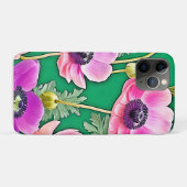 Rosa Lila Anemone Case-Mate iPhone Hülle (Rückseite (Horizontal))