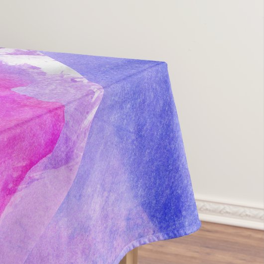 Rosa, lila, aquamarine und blaue tischdecke (Beispiel)