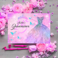 Rosa Lila Aquamarines Sparkleider Quinceanera