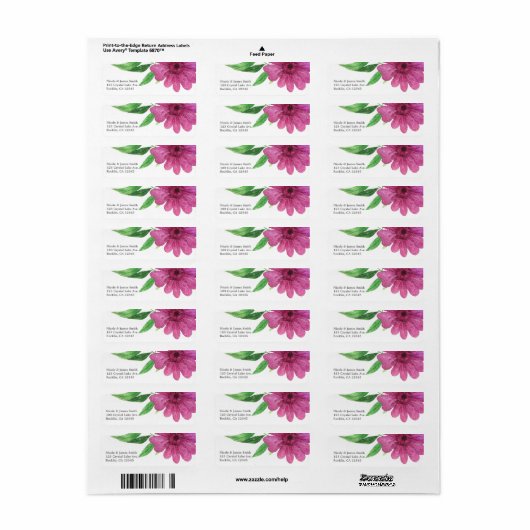 Rosa Lila Aquarellfarbe Blume Blumenfrühling Pop (Vorne)