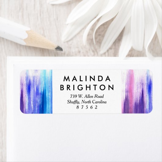 Rosa lila Aquarellfarbe zieht Aquarellmalerei an (Insitu)