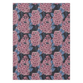 Rosa Lila auf dunkelblau Tischdecke (Vorderseite)