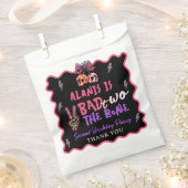 Rosa Lila Bad Two - Das zweitgrößte Party der Welt Geschenktütchen (Ausgeschnitten)