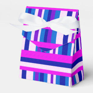 Rosa Lila Blau Kariert Geschenkschachtel