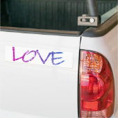 Rosa, lila, blaue Liebe Vintag Autoaufkleber (Auf Lkw)