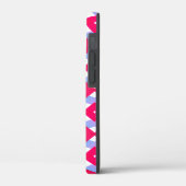 rosa, lila, blauer Diamant Case-Mate iPhone Hülle (Rückseite / Links)
