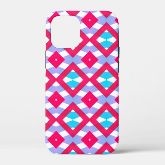 rosa, lila, blauer Diamant Case-Mate iPhone Hülle (Rückseite)