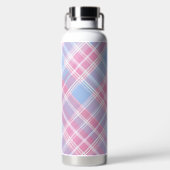 ROSA LILA BLAUES OSTER-KAROMUSTER TRINKFLASCHE (Rückseite)