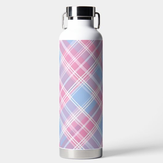ROSA LILA BLAUES OSTER-KAROMUSTER TRINKFLASCHE (Vorderseite)