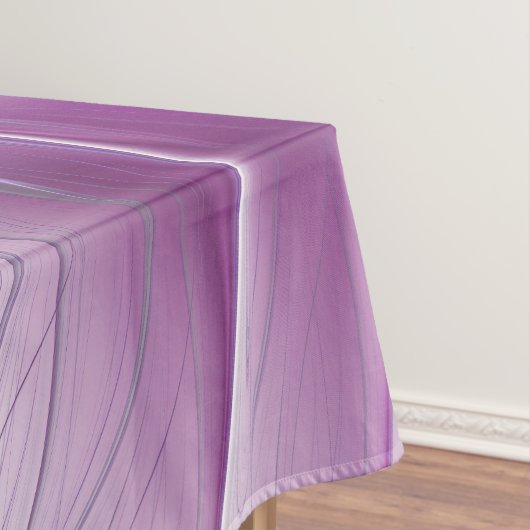 Rosa Lila Blume Leidenschaft Abstraktes Fraktal Ku Tischdecke (Beispiel)