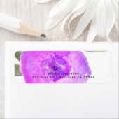 Rosa Lila Blume Party Einladung (Insitu)