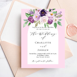 Rosa lila Blumenarten - Hochzeitsfeier