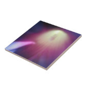 Rosa Lila Blumenfolie Fliese (Seite)