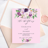 Rosa lila Blumenladen zum Hochzeitsfeiern