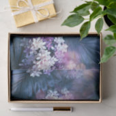 Rosa-lila Blütencluster-Decoupage Seidenpapier (Geschenk)