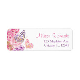 Rosa lila Blütenschmetterling