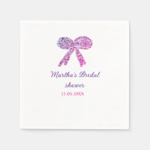 Rosa lila Bugfunkel Glitzer Brautparty