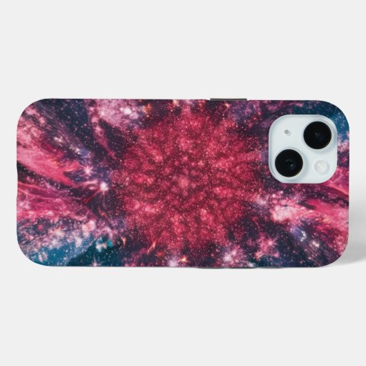 Rosa Lila Chic Art Case-Mate iPhone Hülle (Rückseite (Horizontal))