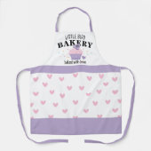 Rosa Lila Cupcake Individuelle Bäckerei Schürze (Vorderseite)