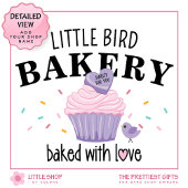 Rosa Lila Cupcake Individuelle Bäckerei Schürze